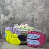 Balenciaga Runner Leather Free Grey Light Purple Neon Yellow White