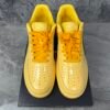 Nike Air Force 1 Low Patent Leather Topaz Gold Pine Green