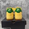 Nike Air Force 1 Low Patent Leather Topaz Gold Pine Green