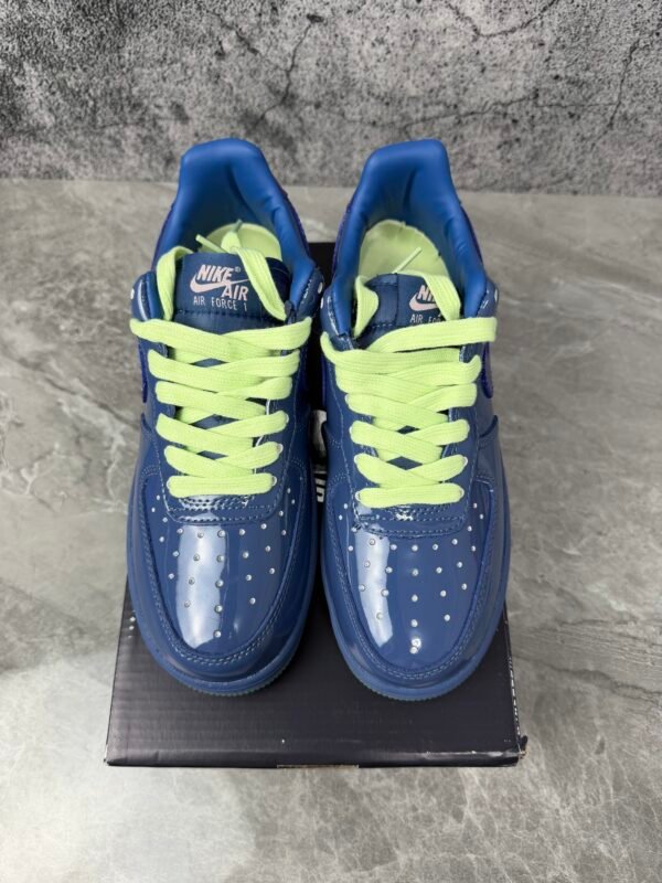 Nike Air Force 1 Low Patent Leather Mystic Navy Grape Ice