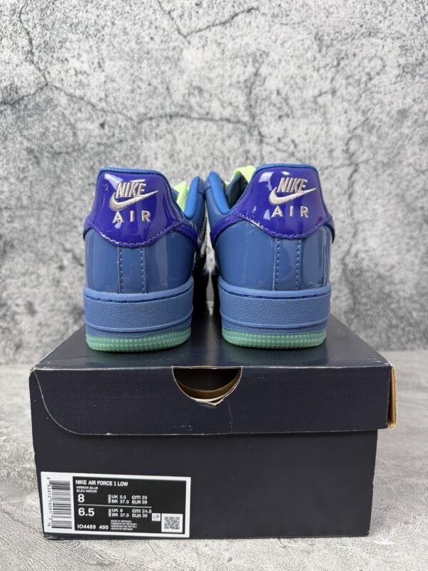 Nike Air Force 1 Low Patent Leather Mystic Navy Grape Ice