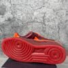 Nike Air Force 1 Low Patent Leather Dark Team Red Safety Orange