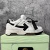 OFF-WHITE Out Of Office OOO Low Tops White Black