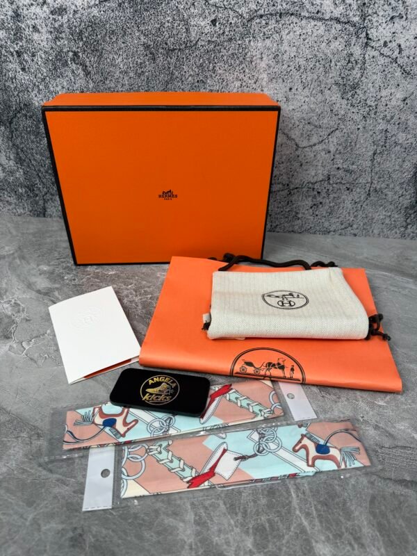 Hermes Oran Sandal Blanc Box Calfskin Leather
