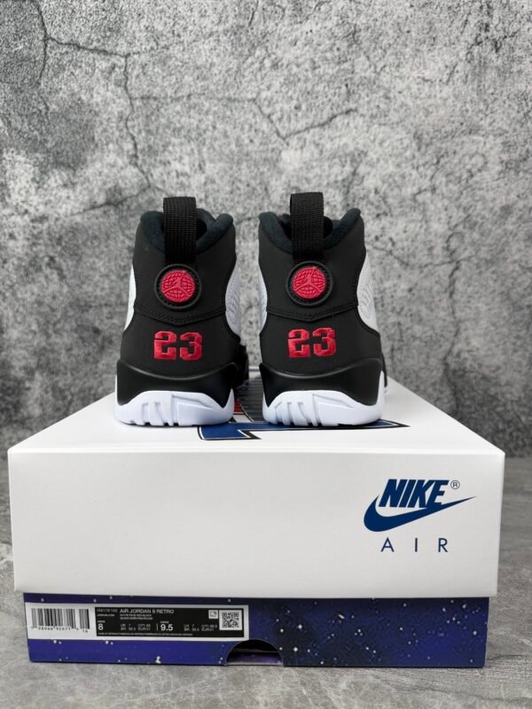 Jordan 9 Retro White Black Red