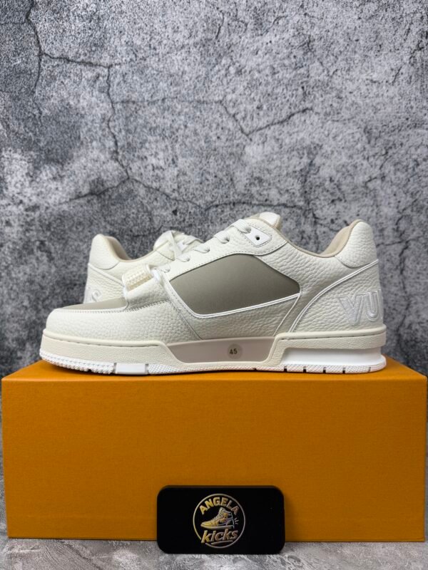 Louis Vuitton LV Trainer Monogram Flower Beige