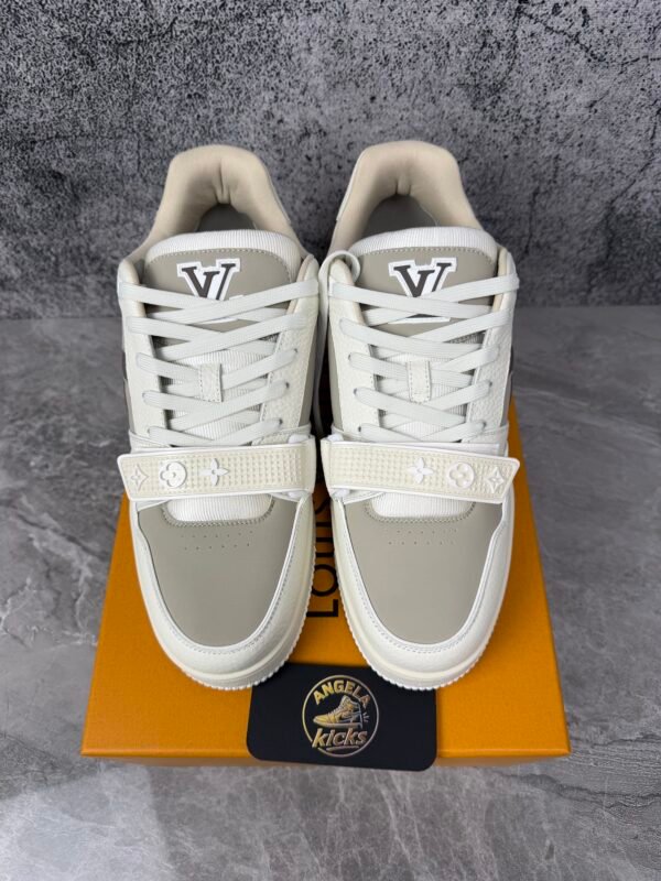 Louis Vuitton LV Trainer Monogram Flower Beige