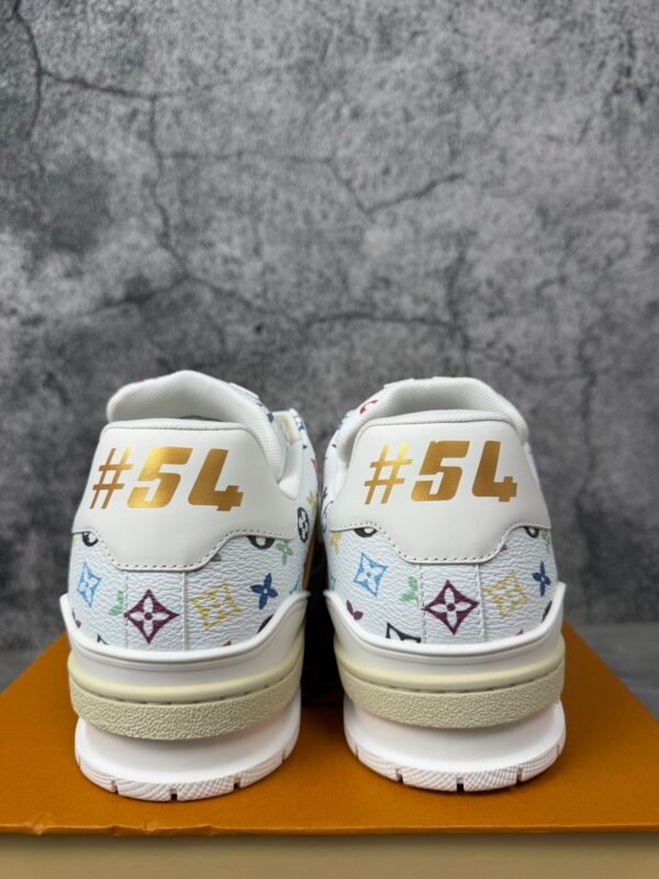 Louis Vuitton LV Trainer Takashi Murakami White