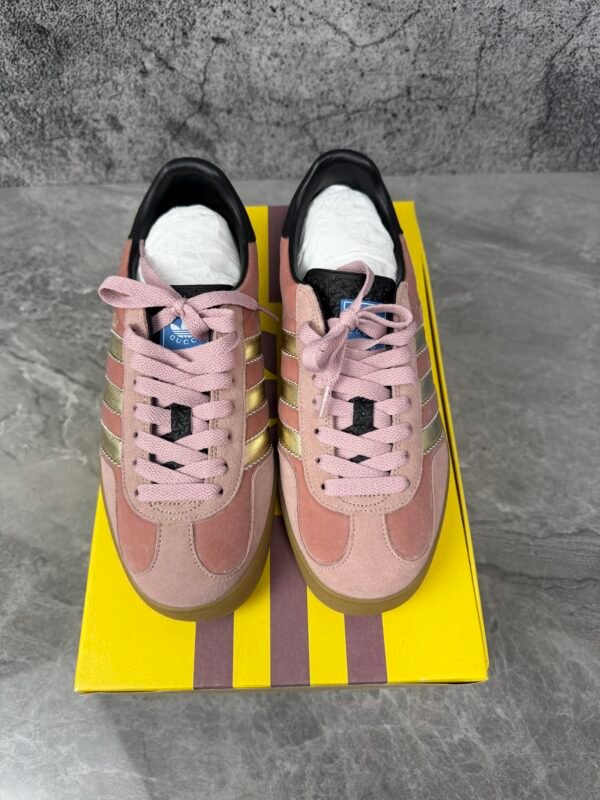 adidas x Gucci Gazelle Pink Velvet