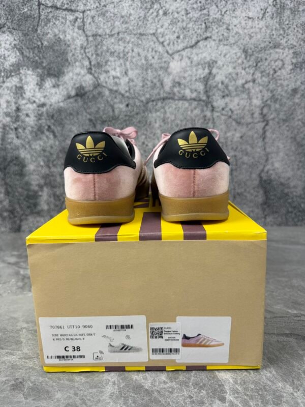 adidas x Gucci Gazelle Pink Velvet