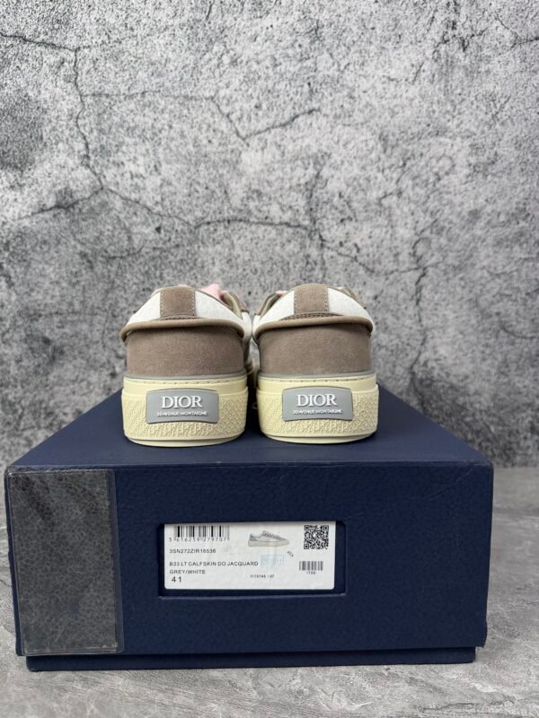 Dior B33 Sneaker Grey White Oblique Jacquard