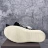 Rick Owens Concordians Low Sneaks Full Grain Cow Leather Black Milk