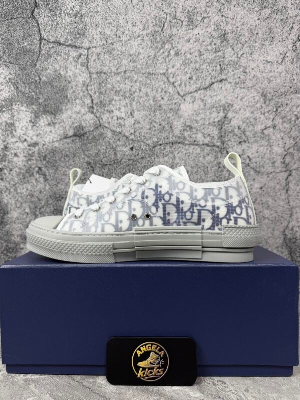 Dior B23 Low White Navy Oblique